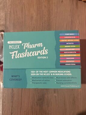 NurseInTheMaking Pharm Flashcards